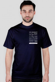 T-shirt męski granatowy Latin