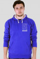 Bluza z kapturem niebieska Latin