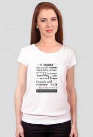 T-shirt damski biały Latin