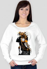 Bluza damska FEEL THE MUSIC - White Raven Style