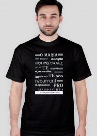 T-shirt męski czarny Latin