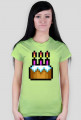 Pixel art – tort urodzinowy, happy birthday