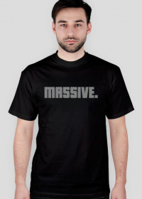 Koszulka męska czarna MASSIV