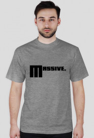 Szary męski T-Shirt MASSIVE