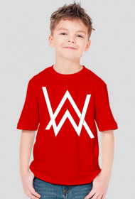 AW tee kid men red