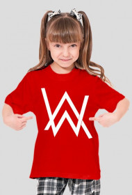 AW tee kid girl red