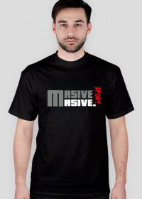 Czarny męski T-shirt NASSIVE SPORT