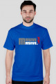 Niebieski męski T-shirt MASSIV SPORT