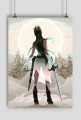 Plakat A2 Princess warrior