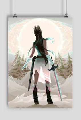 Plakat A2 Princess warrior
