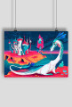 Plakat A2 Dragon fantasy world