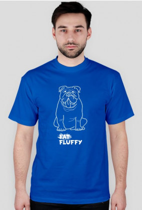 Koszulka męska Bulldog fluffy