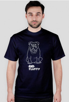 Koszulka męska Bulldog fluffy