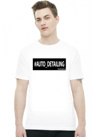 Koszulka biała - #auto_detailing - Koszulka Detailera - Detailing
