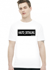 Koszulka biała - #auto_detailing - Koszulka Detailera - Detailing