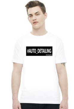Koszulka biała - #auto_detailing - Koszulka Detailera - Detailing