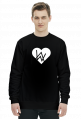 Heart1 crewneck men