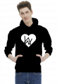 Heart1 hoodie men