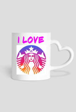 Kubek I LOVE STARBUCKS!
