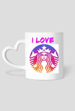 Kubek I LOVE STARBUCKS!