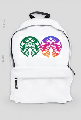 Plecak Starbucks Mix Green and Rainbow