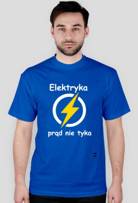 Koszulka elektryka jasny napis