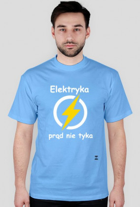 Koszulka elektryka jasny napis