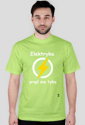 Koszulka elektryka jasny napis