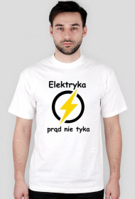 Koszulka elektryka ciemny napis