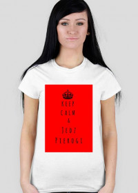 keep calm-  t-shirt  z nadrukiem