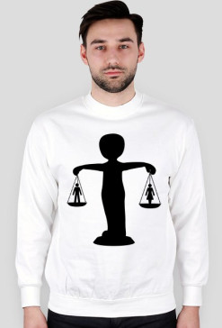 Bluza biała z logo  Temidy