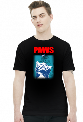 Koszulka z kotem PAWS