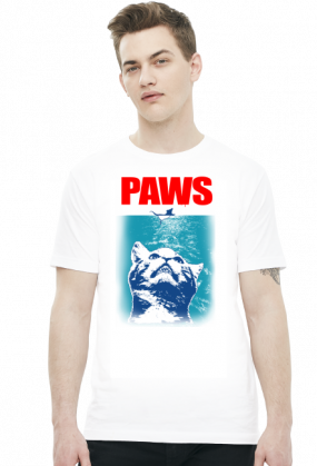 Koszulka z kotem PAWS