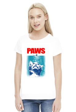 Paws koszulka z kotem damska