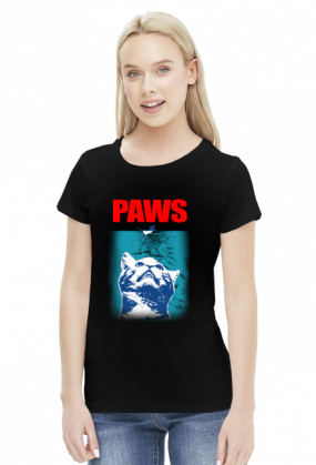 Paws koszulka z kotem damska