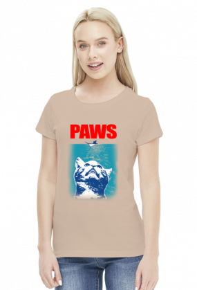 Paws koszulka z kotem damska