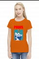 Paws koszulka z kotem damska