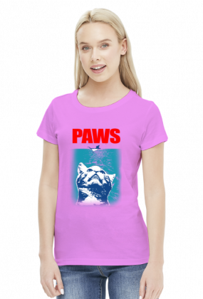 Paws koszulka z kotem damska