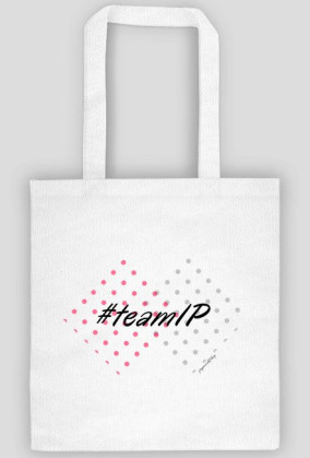 #teamIP - Torba bawełniana biała