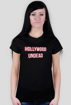 Hollywood Undead glitch t-shirt damski