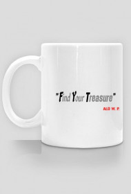 Kubek "Find Your Treasure", biały