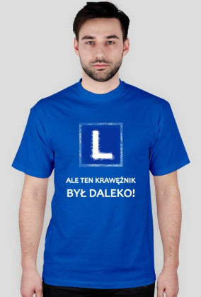 Krawężnik był daleko!