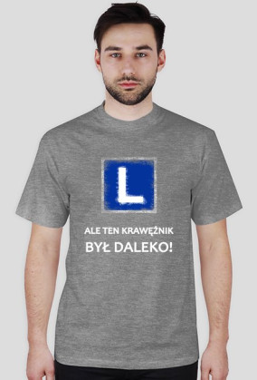 Krawężnik był daleko!