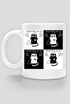 Kubek ochmycat cats cat koty kot