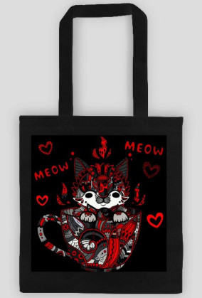 black mandala cat kot