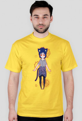 Semi-chibi: Sasuke-neko