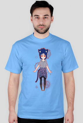 Semi-chibi: Sasuke-neko