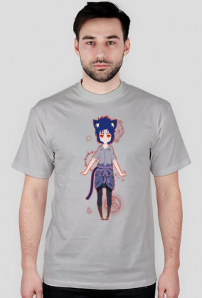 Semi-chibi: Sasuke-neko