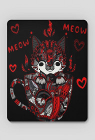 black mandala cat kot
