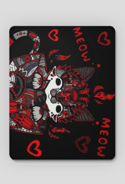 black mandala cat kot